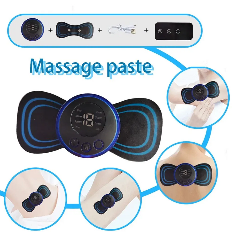 Mini Massageador Elétrico Portátil