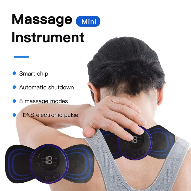 Mini Massageador Elétrico Portátil