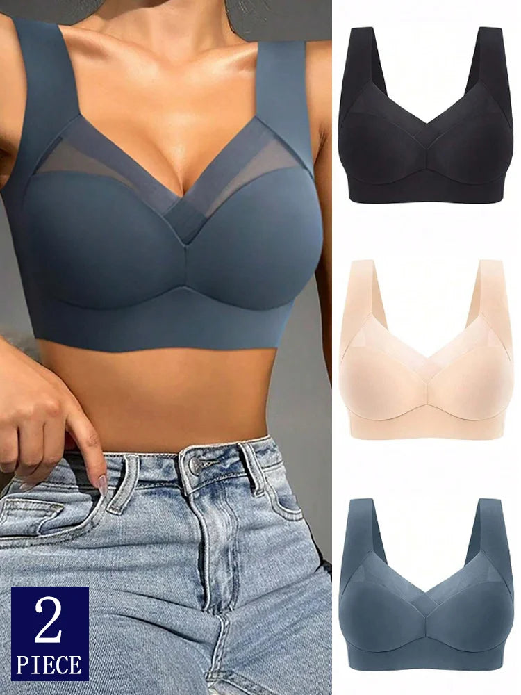 SPORT BRA - TOP ESPORTIVO - KIT COM 2 UNIDADES